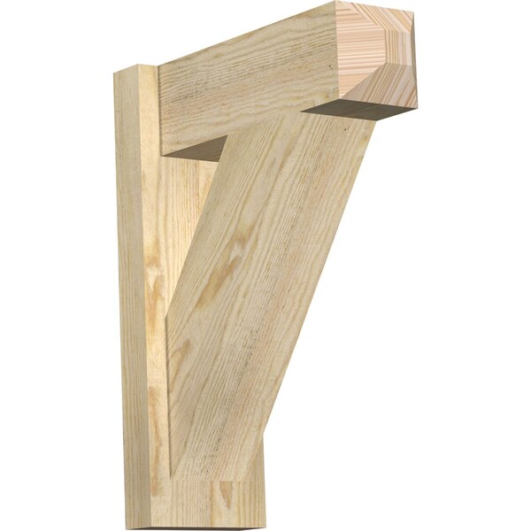 Ekena Millwork Traditional Rough Sawn Craftsman Outlooker, Douglas Fir, 6"W x 16"D x 20"H OUT06X16X20TRA04RDF - main